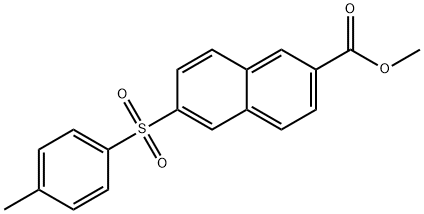 2-Naphthalenecarboxylic acid, 6-[(4-methylphenyl)sulfonyl]-, methyl ester