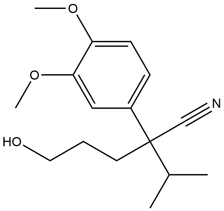Benzeneacetonitrile, α-(3-hydroxypropyl)-3,4-dimethoxy-α-(1-methylethyl)-