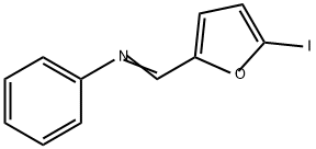 Benzenamine, N-[(5-iodo-2-furanyl)methylene]-