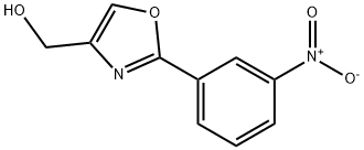 4-Oxazolemethanol, 2-(3-nitrophenyl)- 结构式