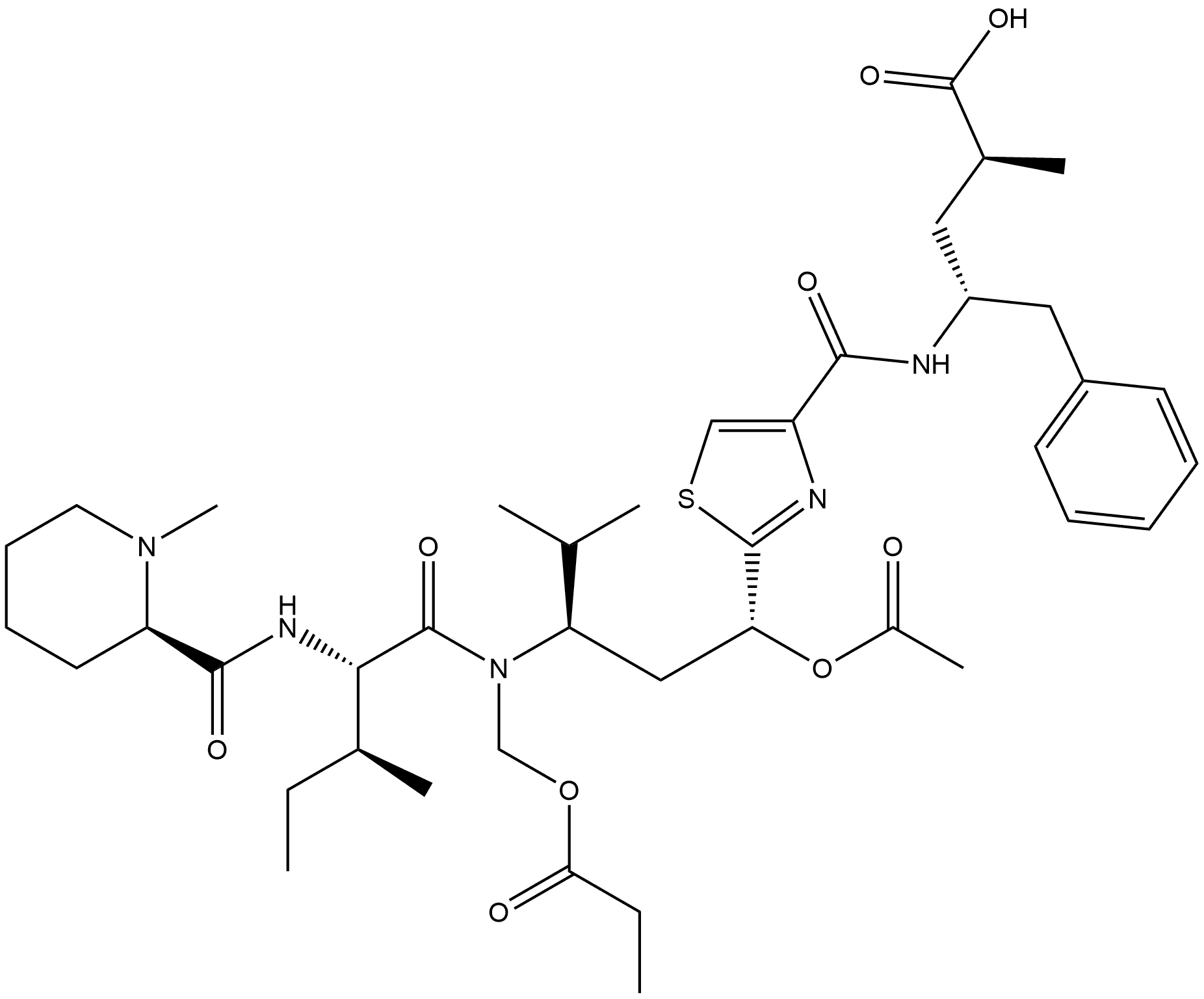 Tubulysin F Structure