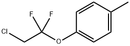 Benzene, 1-(2-chloro-1,1-difluoroethoxy)-4-methyl- 结构式