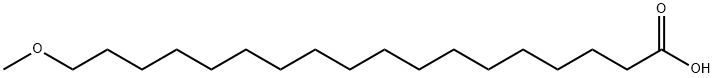 Octadecanoic acid, 18-methoxy- Struktur