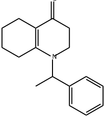 4(1H)-Quinolinone, 2,3,5,6,7,8-hexahydro-1-(1-phenylethyl)- Structure