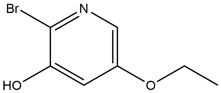 3-Pyridinol, 2-bromo-5-ethoxy- Structure