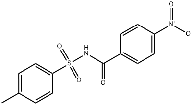 Benzamide, N-[(4-methylphenyl)sulfonyl]-4-nitro- 化学構造式