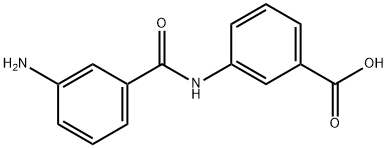 Benzoic acid, 3-[(3-aminobenzoyl)amino]- 结构式