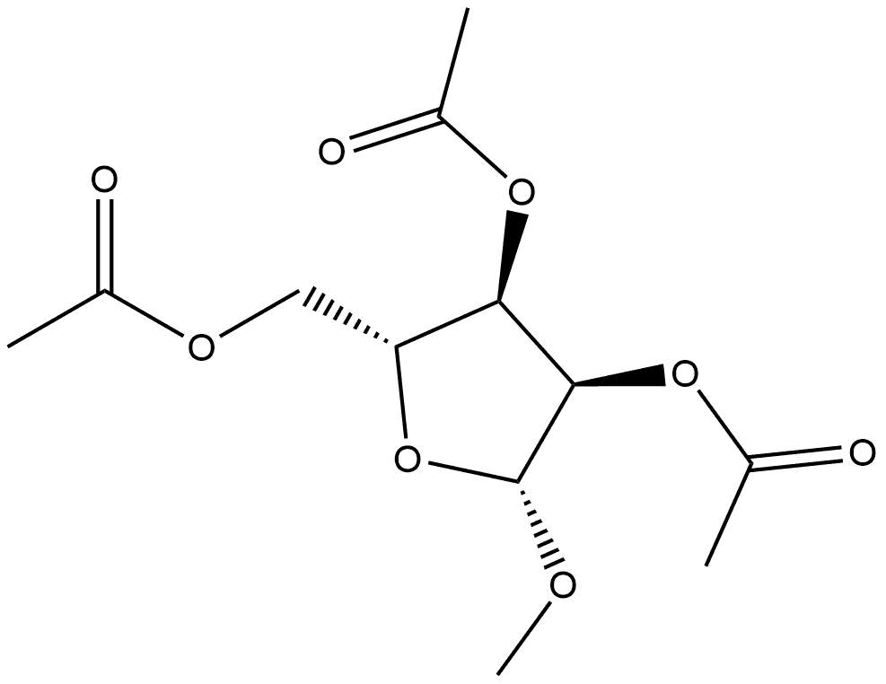 β-D-Ribofuranoside, methyl, 2,3,5-triacetate