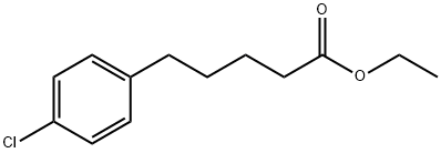 Benzenepentanoic acid, 4-chloro-, ethyl ester Structure