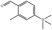 Benzaldehyde, 2-methyl-4-(trimethylsilyl)-,371785-39-6,结构式