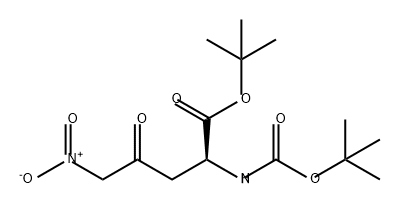 Pentanoic acid, 2-[[(1,1-dimethylethoxy)carbonyl]amino]-5-nitro-4-oxo-, 1,1-dimethylethyl ester, (2S)- (9CI)