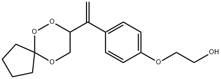 2-(4-(1-(6,7,10-Trioxaspiro[4.5]decan-8-yl)vinyl)phenoxy)ethanol Structure