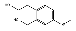 2-(羟甲基)-4-甲氧基苯乙醇, 3731-67-7, 结构式
