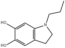 1H-Indole-5,6-diol, 2,3-dihydro-1-propyl- 结构式