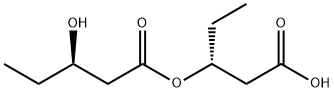 R-3-羟基戊酸二聚物 结构式