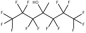 4-Heptanol, 1,1,1,2,2,3,3,5,5,6,6,7,7,7-tetradecafluoro-4-methyl- Struktur