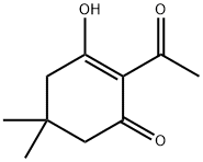 2-Cyclohexen-1-one, 2-acetyl-3-hydroxy-5,5-dimethyl-,37513-99-8,结构式