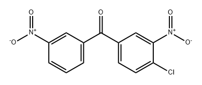 Methanone, (4-chloro-3-nitrophenyl)(3-nitrophenyl)- 结构式