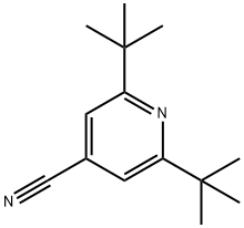 4-Pyridinecarbonitrile, 2,6-bis(1,1-dimethylethyl)- Struktur