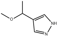 1H-Pyrazole, 4-(1-methoxyethyl)- Struktur