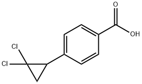 Benzoic acid, 4-(2,2-dichlorocyclopropyl)-|4-(2,2-二氯环丙基)苯甲酸