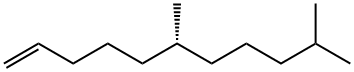 (6R)-6,10-二甲基-十一烷-1-烯 结构式