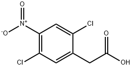 Benzeneacetic acid, 2,5-dichloro-4-nitro- Structure