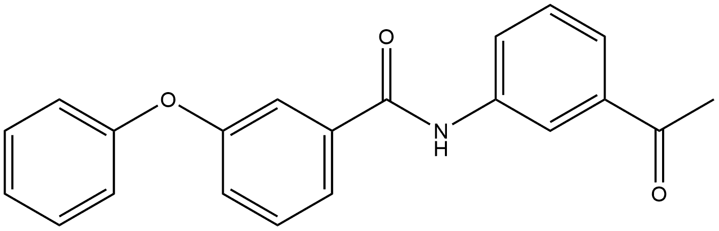 N-(3-Acetylphenyl)-3-phenoxybenzamide Struktur