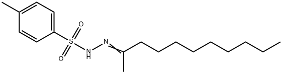 Benzenesulfonic acid, 4-methyl-, 2-(1-methyldecylidene)hydrazide Struktur