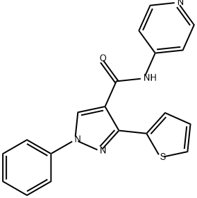 378786-16-4 1-苯基-N-(吡啶-4-基)-3-(噻吩-2-基)-1H-吡唑-4-甲酰胺