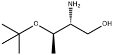 1-Butanol, 2-amino-3-(1,1-dimethylethoxy)-, (2R,3R)- Structure