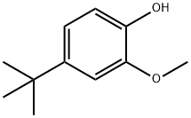 Phenol, 4-(1,1-dimethylethyl)-2-methoxy- Struktur