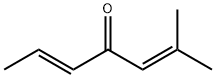 2,5-Heptadien-4-one, 2-methyl-, (5E)- 化学構造式