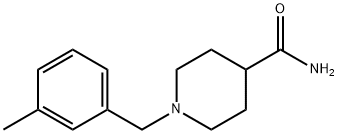 4-Piperidinecarboxamide, 1-[(3-methylphenyl)methyl]-,380424-07-7,结构式