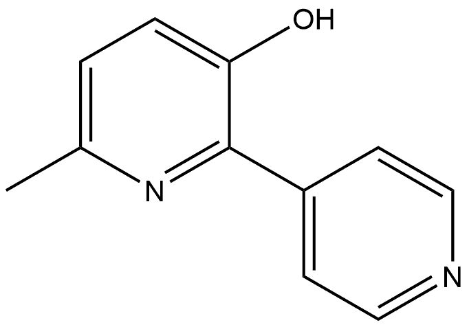 6-Methyl[2,4'-bipyridin]-3-ol Structure