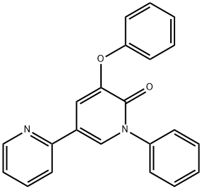 [2,3'-Bipyridin]-6'(1'H)-one, 5'-phenoxy-1'-phenyl- Structure