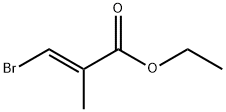 2-Propenoic acid, 3-bromo-2-methyl-, ethyl ester, (2E)- 化学構造式
