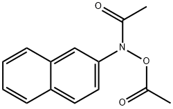 Acetamide, N-(acetyloxy)-N-2-naphthalenyl- 化学構造式