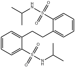 Benzenesulfonamide, 2,2'-(1,2-ethanediyl)bis[N-(1-methylethyl)- 结构式