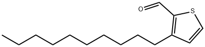 2-Thiophenecarboxaldehyde, 3-decyl- 结构式