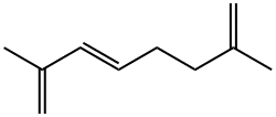 1,3,7-Octatriene, 2,7-dimethyl-, (3E)- Struktur