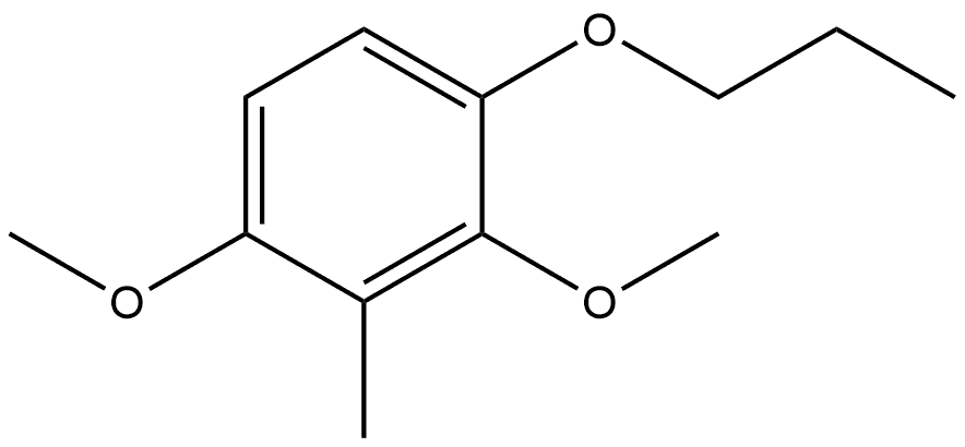 Benzene, 1,3-dimethoxy-2-methyl-4-propoxy- Structure