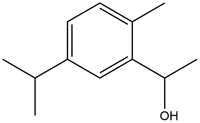 α,2-Dimethyl-5-(1-methylethyl)benzenemethanol Struktur