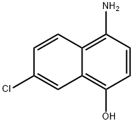 4-Amino-7-chloronaphthalen-1-ol 化学構造式