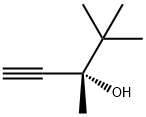 1-Pentyn-3-ol, 3,4,4-trimethyl-, (3S)- Struktur