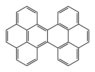 テトラベンゾ[de,hi,mn,qr]ナフタセン 化学構造式