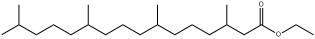 Hexadecanoic acid, 3,7,11,15-tetramethyl-, ethyl ester Structure