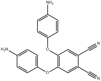 1,2-Benzenedicarbonitrile, 4,5-bis(4-aminophenoxy)- Struktur