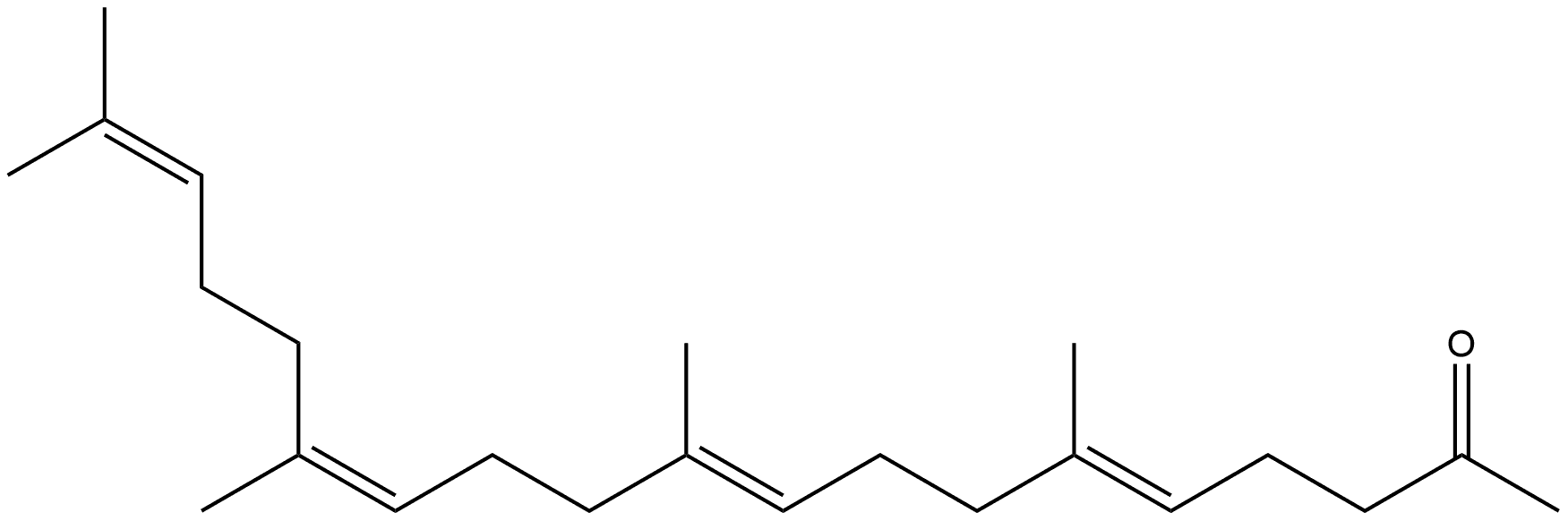 Teprenone Impurity 14 (5E,9E,13Z) Struktur