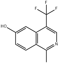 1-Methyl-4-(trifluoromethyl)isoquinolin-6-ol Structure